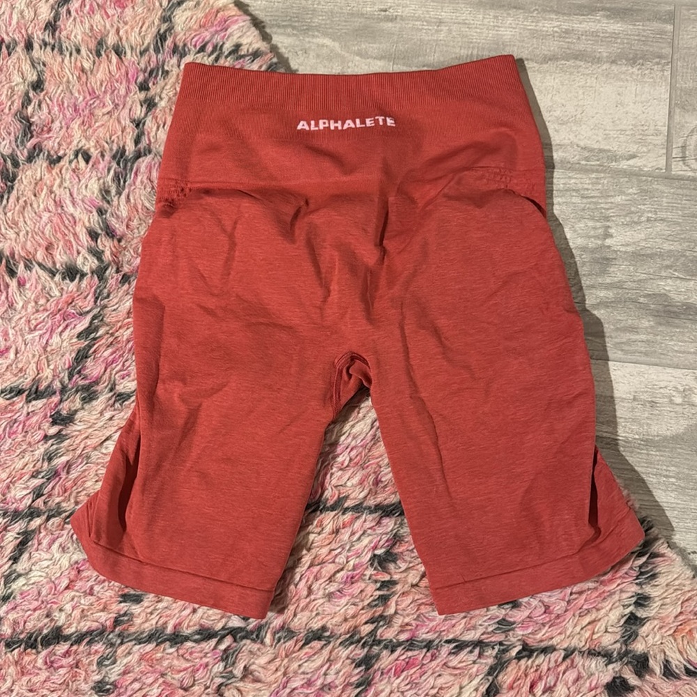 Alphalete seamless biker shorts - Cherry Ice